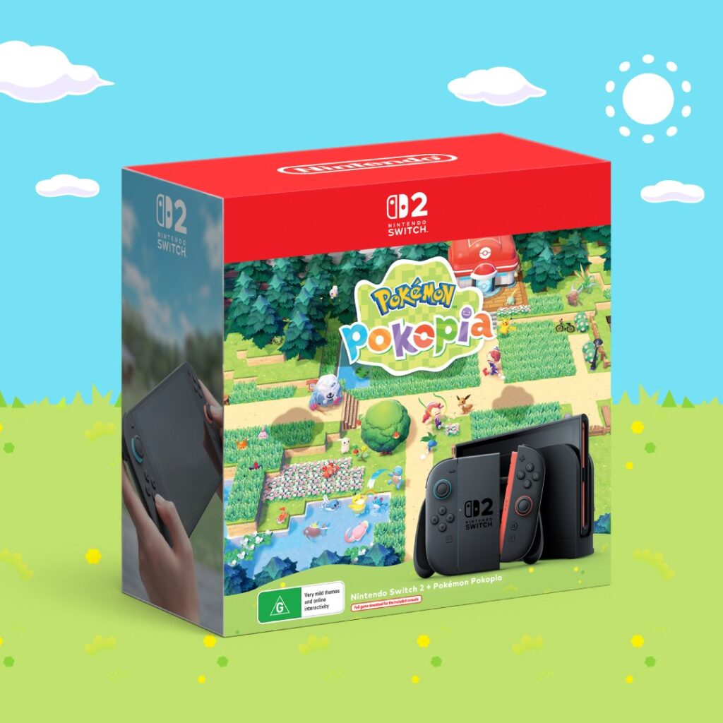 Boite du Pack Nintendo Switch 2 de Pokémon Pokopia exclusif